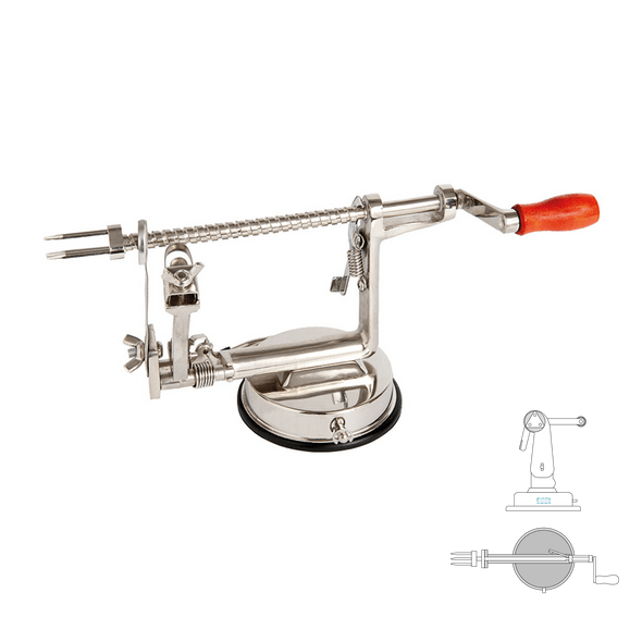 Apple Peeler and Slicer Silver Iron